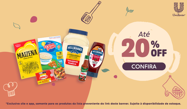 Unilever alimentos até 16/07